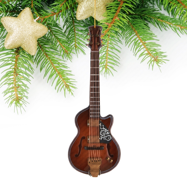 Miniature Brown Guitar-TEG21